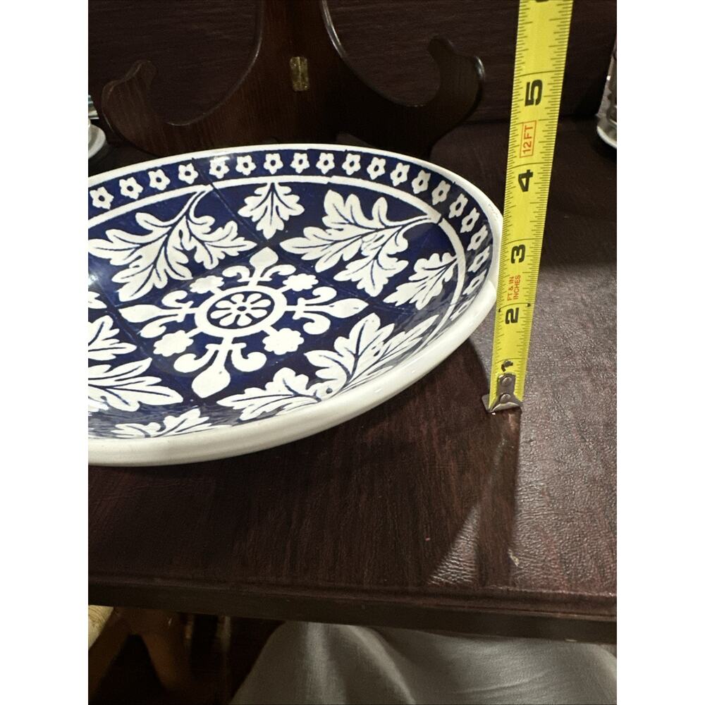 Williams Sonoma Blue & White Made in Portugal Serving Bowl Platter (560) - Picture 5 of 5